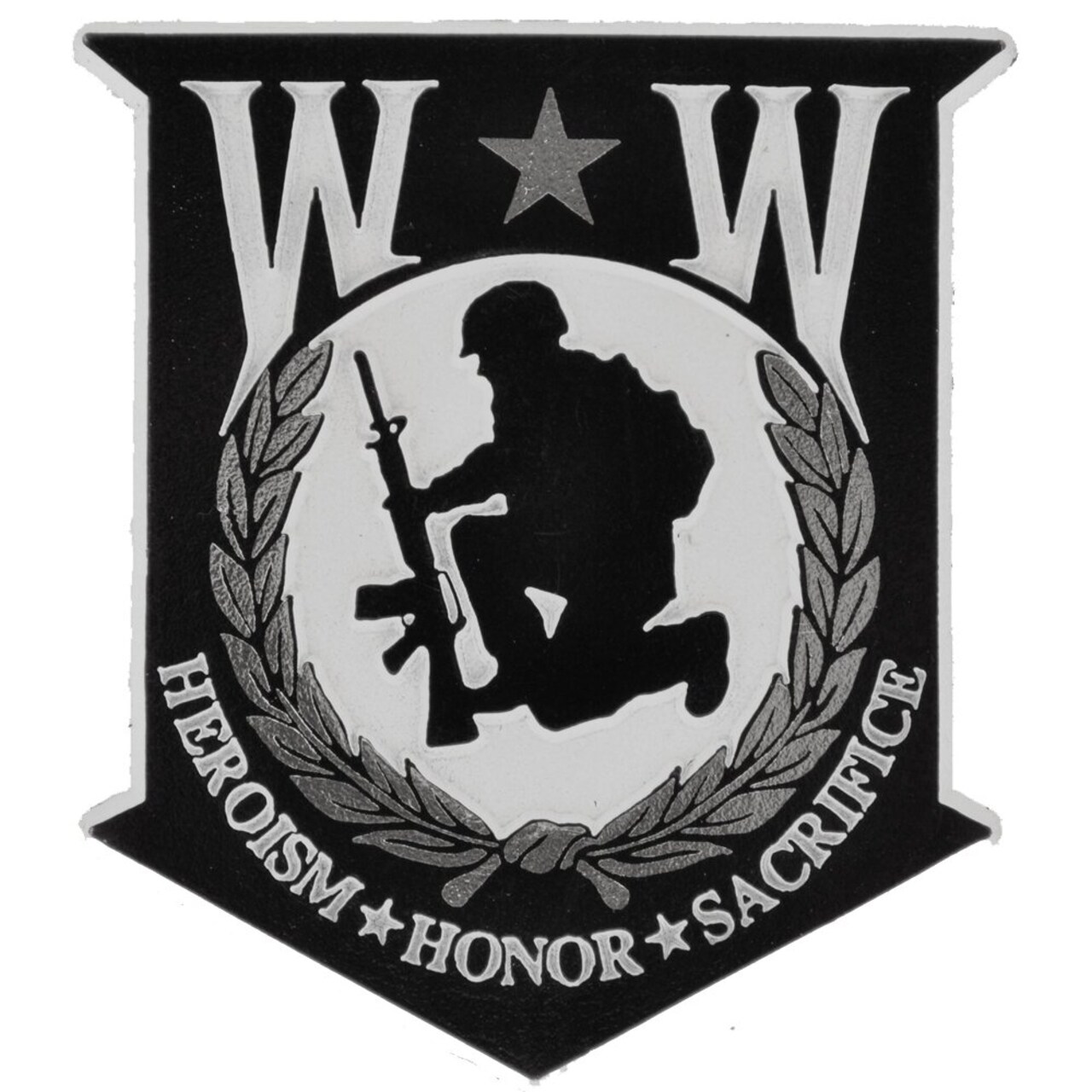 Wounded Warrior Magnet Car Fridge Locker Decal (2-7/8")